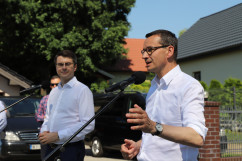 Wizyta premiera Mateusza Morawieckiego w Sośnicowicach /fot. A. Księżnik/