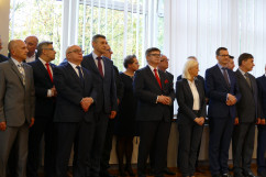 Fotorelacja z uroczystości w Centralnej Stacji Ratownictwa Górniczego w Bytomiu z udziałem Premiera Mateusza Morawieckiego/fot. I. Matuszewska