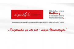 Grafika z logo Programu Niepodległa oraz MKiDN