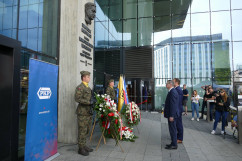Uroczystość nadania imienia dworcowi w Katowicach /fot. A. Kucharzewska/