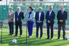 Goście zaproszeni na Otwarcie boiska na Stadionie Gwarek w Tarnowskich Górach