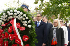 W Warszawie odsłonieto pomnik Wojciecha Korfantego /fot. A.Kucharzewska/