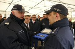 Otwarcie posterunku policji w Świerklanach /fot. A. Kucharzewska/