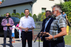 Wizyta premiera Mateusza Morawieckiego w Sośnicowicach /fot. A. Księżnik/