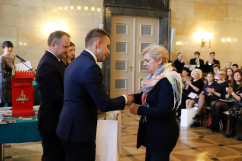 Galeria zdjęć z finału konkursu „Pocztówka na sto lat – moja Niepodległa” oraz wernisażu prac /fot. Anna Karendał/
