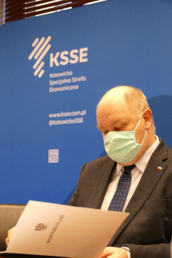 Przemawia wicewojewoda Jan Chrząszcz./fot. A. Kucharzewska/