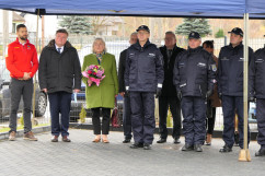 Otwarcie Posterunku Policji w Kroczycach - uczestnicy wydarzenia /fot. B. Półrolnik/