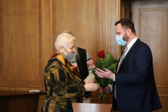 Uroczystość nadania tytułu Aktywnego Seniora 2020 fot. A. Księżnik