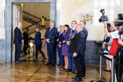 Zdjęcia z wizyty premiera Matusza Morawieckiego w Rudzie Śląskiej i Katowicach /fot. A. Kucharzewska, A. Karednał/