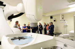 Otwarcie Centrum Radiochirurgii Nowotworów w Zakładzie Radioterapii gliwickiego Centrum Onkologii.