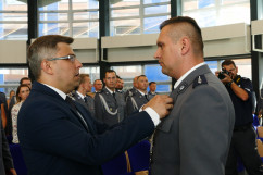 Galeria zdjęć z obchodów Święta Policji w Komendzie Wojewódzkiej Policji w Katowicach /fot. A. Kucharzewska/