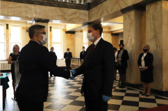 Wręczenie odznaczeń państwowym pracownikom służby zdrowia /fot. A. Księżnik/
