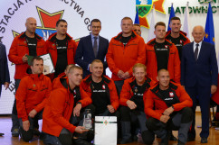 Fotorelacja z uroczystości w Centralnej Stacji Ratownictwa Górniczego w Bytomiu z udziałem Premiera Mateusza Morawieckiego/fot. I. Matuszewska