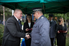 Galeria zdjęć z obchodów 79. rocznicy wybuchu II wojny światowej oraz 25. rocznicy utworzenia i poświęcenia Grobu Policjanta Polskiego /fot. KWP Katowice/