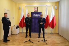 Briefing dot. akcji Bitwa o wozy w Częstochowie /fot. A. Księżnik/