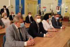 Podpisanie umów w ramach RFRD w Starostwie Powiatowym w Gliwicach /fot. A. Księżnik/