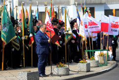 Galeria zdjęć z obchodów w Jastrzębiu-Zdroju z udziałem premiera Mateusza Morawieckiego oraz wojewody Jarosława Wieczorka /fot. A. Karendał/