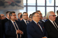 Galeria zdjęć z obchodów w Jastrzębiu-Zdroju z udziałem premiera Mateusza Morawieckiego oraz wojewody Jarosława Wieczorka /fot. A. Karendał/
