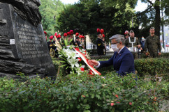 Uroczystości z okazji 100. rocznicy śmierci dr. Andrzeja Mielęckiego /fot. A. Księżnik/