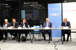 Polsko-Ukraińskie Forum Pracy - wypowiedź uczestnika wydarzenia fot. A. Księżnik