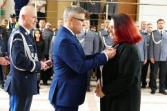 Zdjęcia z uroczystych obchodów 20-lecia powstania Szkoły Policji w Katowicach z udziałem I wicewojewody śląskiego /fot. Anna Herz/