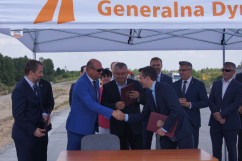 Fotogaleria z uroczystego podpisania umowy na zaprojektowanie i wybudowanie ostatniego brakującego odcinka autostrady A1 w województwie śląskim / fot. I. Matuszewska