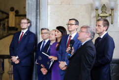 Zdjęcia z wizyty premiera Matusza Morawieckiego w Rudzie Śląskiej i Katowicach /fot. A. Kucharzewska, A. Karednał/