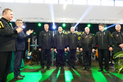 Galeria zdjęć z  barbórki z górnikami KWK Sośnica /foto. A.Kucharzewska/