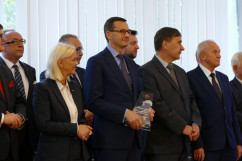 Fotorelacja z uroczystości w Centralnej Stacji Ratownictwa Górniczego w Bytomiu z udziałem Premiera Mateusza Morawieckiego/fot. I. Matuszewska