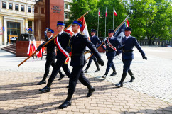 Uroczysty apel z okazji Dnia Flagi Rzeczypospolitej Polskiej