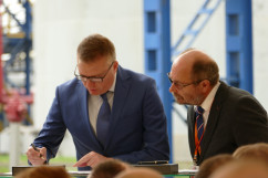 Prezes Rady Ministrów z wizytą w Koksowni Radlin /fot. A. Kucharzewska/
