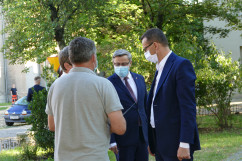 Wizyta premiera Mateusza Morawieckiego w Tarnowskich Górach /fot. A. Kucharzewska/