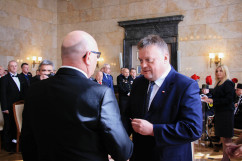 Zdjęcia z uroczystości wręczenia Krzyży Zasługi członkom i działaczom PCK /fot. Bartosz Półrolnik/