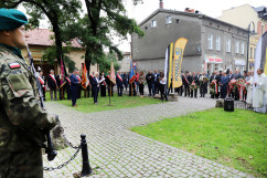 Zdjęcia z uroczystości w związku z 39. rocznicą strajku w tarnogórskim FAZOSie /fot. A. Karendał/