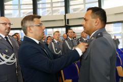 Galeria zdjęć z obchodów Święta Policji w Komendzie Wojewódzkiej Policji w Katowicach /fot. A. Kucharzewska/