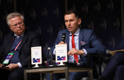 Zdjęcia z debaty na temat regionów górniczych podczas  Europejskiego Kongresu Gospodarczego /fot. A. Karendał/