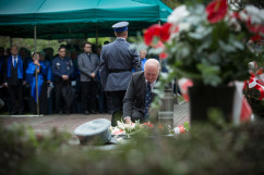 Galeria zdjęć z obchodów 79. rocznicy wybuchu II wojny światowej oraz 25. rocznicy utworzenia i poświęcenia Grobu Policjanta Polskiego /fot. KWP Katowice/