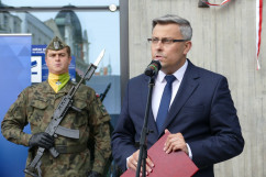 Uroczystość nadania imienia dworcowi w Katowicach /fot. A. Kucharzewska/