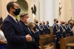 Uczestnicy mszy św. w Archikatedrze Chrystusa Króla w Katowicach/fot. I. Matuszewska