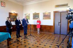 Galeria zdjęć z briefingu prasowego i podpisania Partnerstwa na rzecz dostępności z udziałem ministra Jerzego Kwiecińskiego /fot. Anna Karendał/