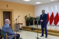 Wiceminister rodziny Stanisław Szwed z wizytą w Śląskiem /fot. A. Księżnik/
