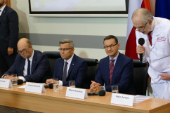 Wizyta premiera Mateusza Morawieckiego w Śląskich Centrum Chorób Serca /fot. A. Kucharzewska/