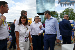 Zdjęcia z zakończenia II etapu 76.TdP z udziałem Premiera oraz Wojewody Śląskiego /fot. Alina Kucharzewska/