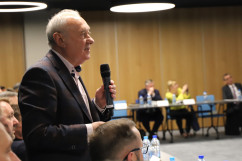 Polsko-Ukraińskie Forum Pracy - wypowiedź uczestnika wydarzenia fot. A. Księżnik