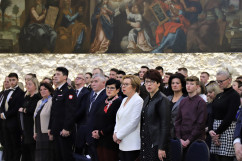 Uroczystość  z cyklu „Śladami Powstania Styczniowego w regionie częstochowskim” na Jasnej Górze. /fot. Tomasz Pasławski/