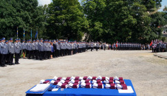 Galeria zdjęć z Wojewódzkich Obchodów Święta Policji w Pszczynie z udziałem wicewojewody Jana Chrząszcza /fot. A. Herz/