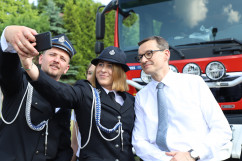 Galeria składająca się z kilkunastu zdjęć z wizyty Prezesa Rady Ministrów w województwie śląskim/fot. ŚUW