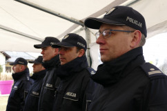 Otwarcie posterunku policji w Świerklanach /fot. A. Kucharzewska/