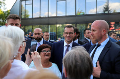 Zdjęcia z wizyty premiera Mateusza Morawieckiego w województwie śląskim - na Jasnej Górze, w CSRG w Bytomiu oraz w Katowicach /fot. A. Kucharzewska, A. Karendał/