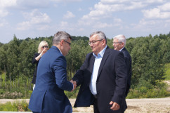 Fotogaleria z uroczystego podpisania umowy na zaprojektowanie i wybudowanie ostatniego brakującego odcinka autostrady A1 w województwie śląskim / fot. I. Matuszewska
